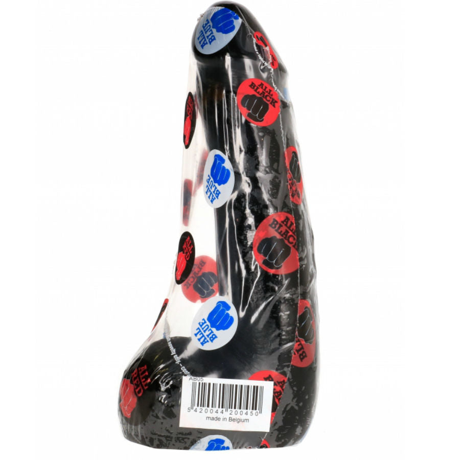 ALL BLACK - DILDO REALÍSTICO NEGRO SUAVE 20 CM