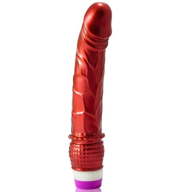 BAILE - VIBRADOR ROJO REALÍSTICO 23 CM