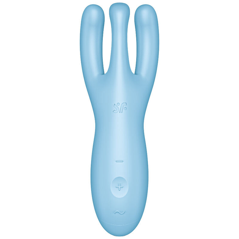 SATISFYER - THREESOME 4 VIBRADOR APP AZUL