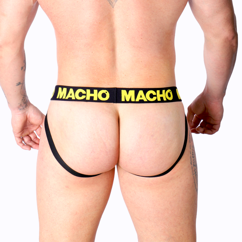 MACHO - MX25A JOCK AMARILLO LYCRA M