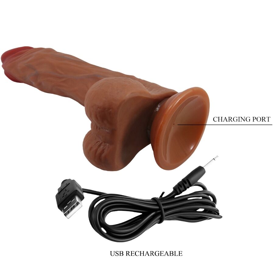 BAILE - CALISTO DILDO REALÍSTICO 25 CM NATURAL