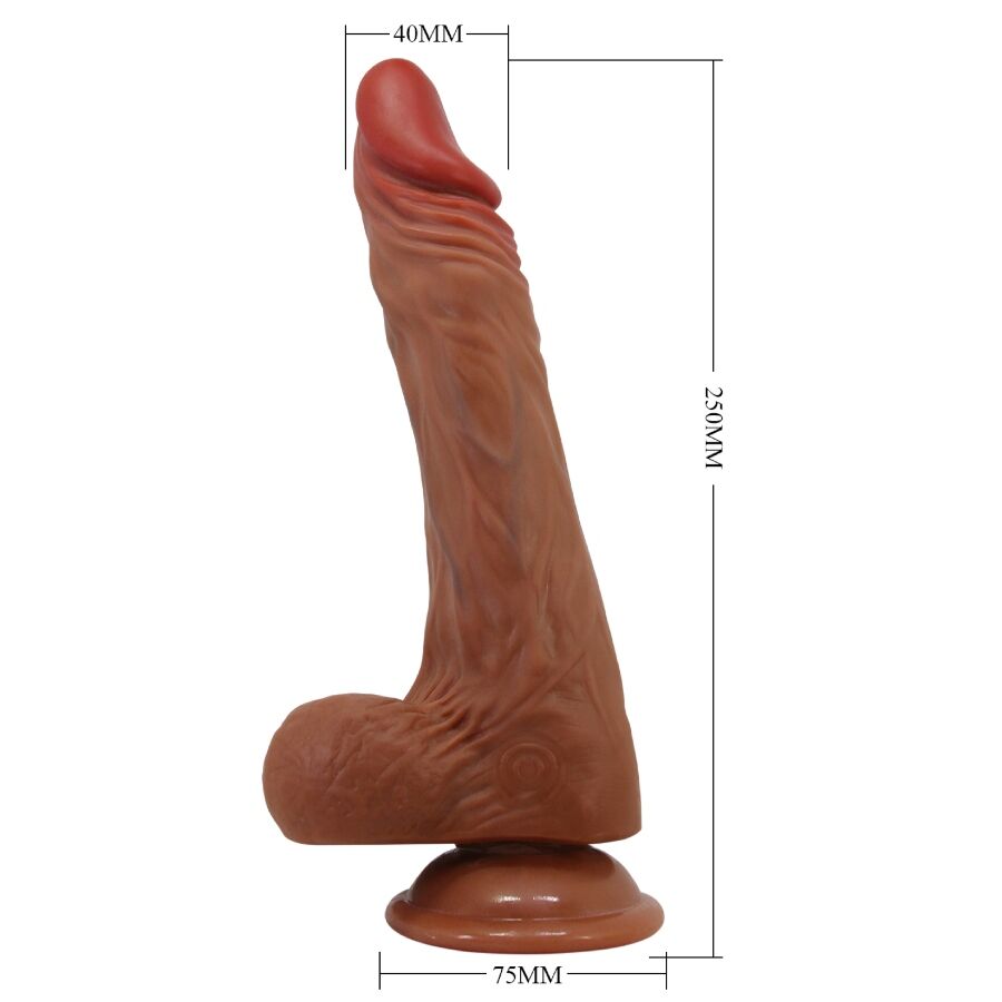 BAILE - CALISTO DILDO REALÍSTICO 25 CM NATURAL