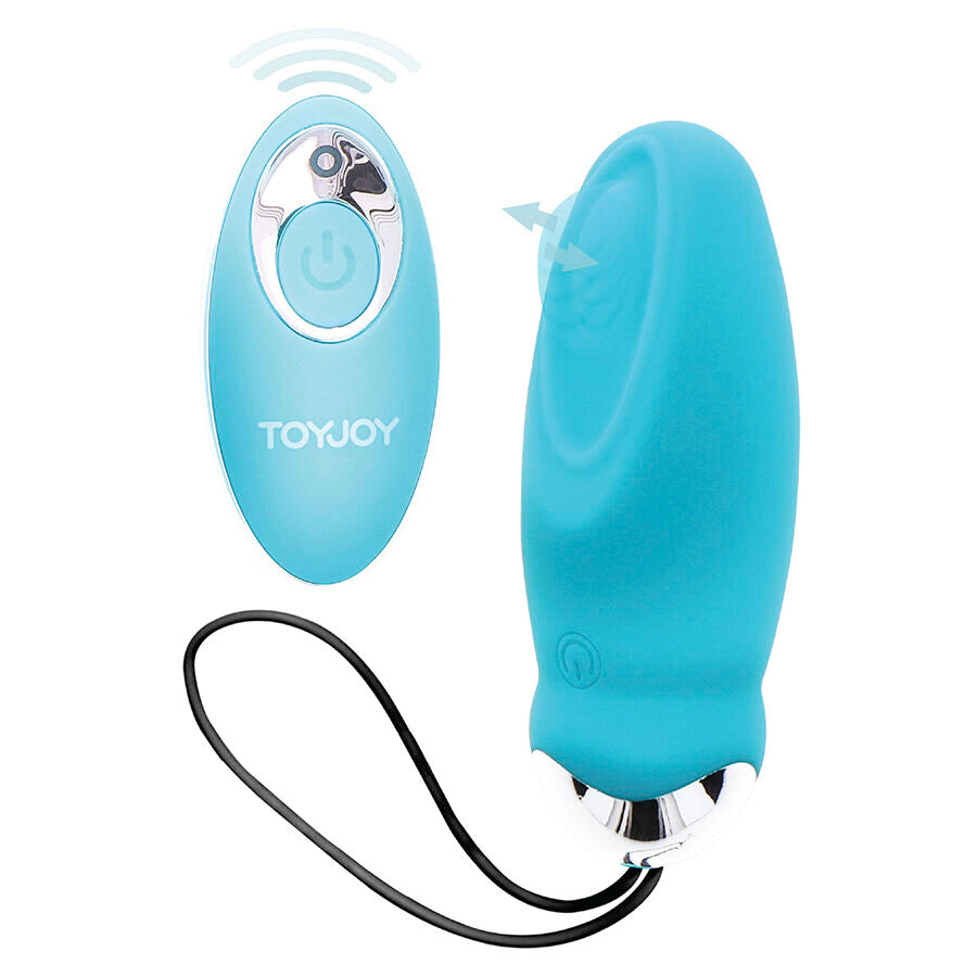 TOYJOY - HAPPINESS IM SO EGGCITED VIBRADOR CON CONTROL REMOTO AZUL