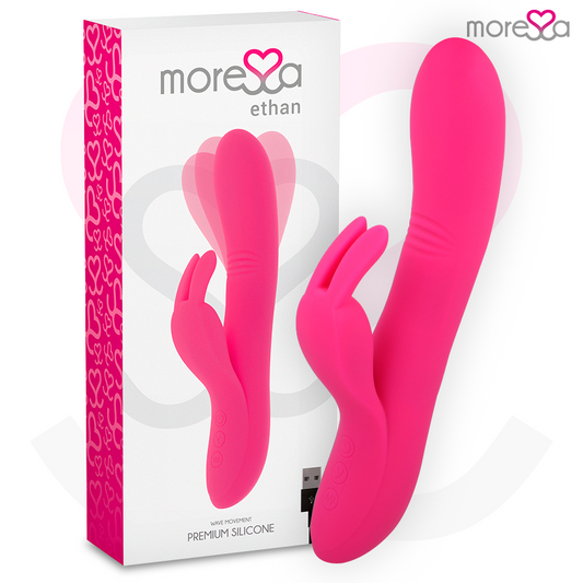 MORESSA - ETHAN EFECTO WAVE MAS POTENTE VIBRACIÓN PREMIUM SILICONE RECARGABLE