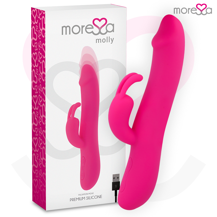 MORESSA - MOLLY IMPULSOR UP&DOWN Y POTENTE VIBRACIÓN PREMIUM SILICONE RECARGABLE