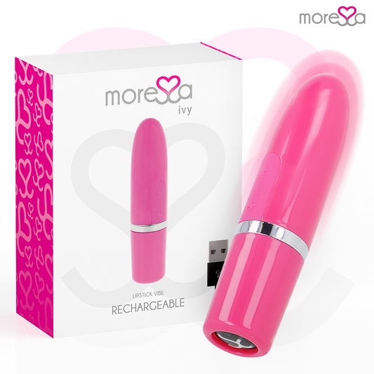 MORESSA - IVY  MASAJEADOR SIMULADOR LABIAL DE VIAJE ROSA