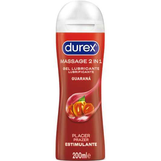 DUREX - GEL LUBRICANTE DE MASAJE ESTIMULANTE GUARANÁ 200 ML