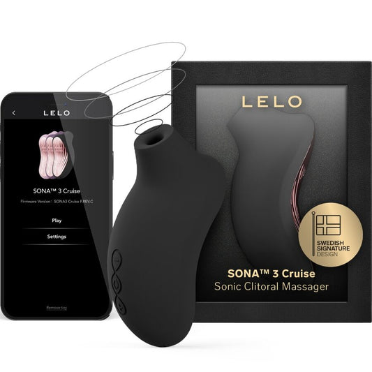 LELO - SONA 3 CRUISE MASAJEADOR SÓNICO DE CLÍTORIS NEGRO