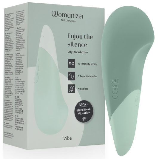 WOMANIZER - VIBE VIBRADOR LAY-ON SILENCIOSO VERDE CLARO