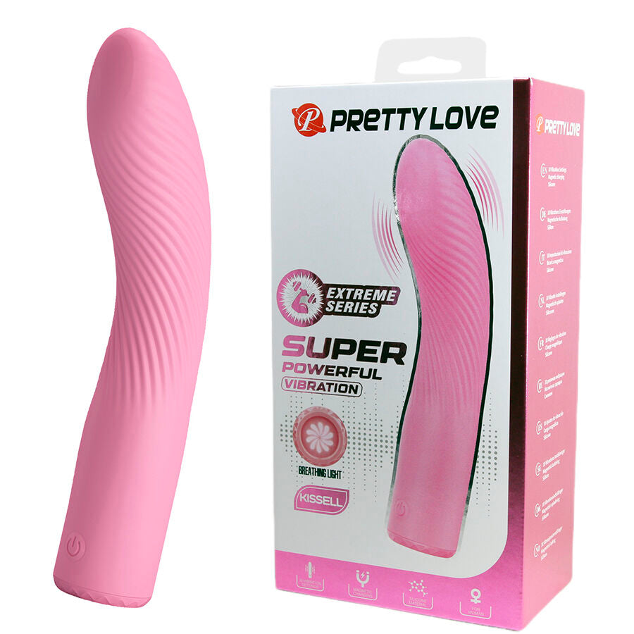 PRETTY LOVE - KISELL VIBRADOR PUNTO G ROSA