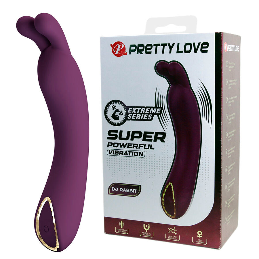PRETTY LOVE - DJ RABBIT VIBRADOR PUNTO G MORADO