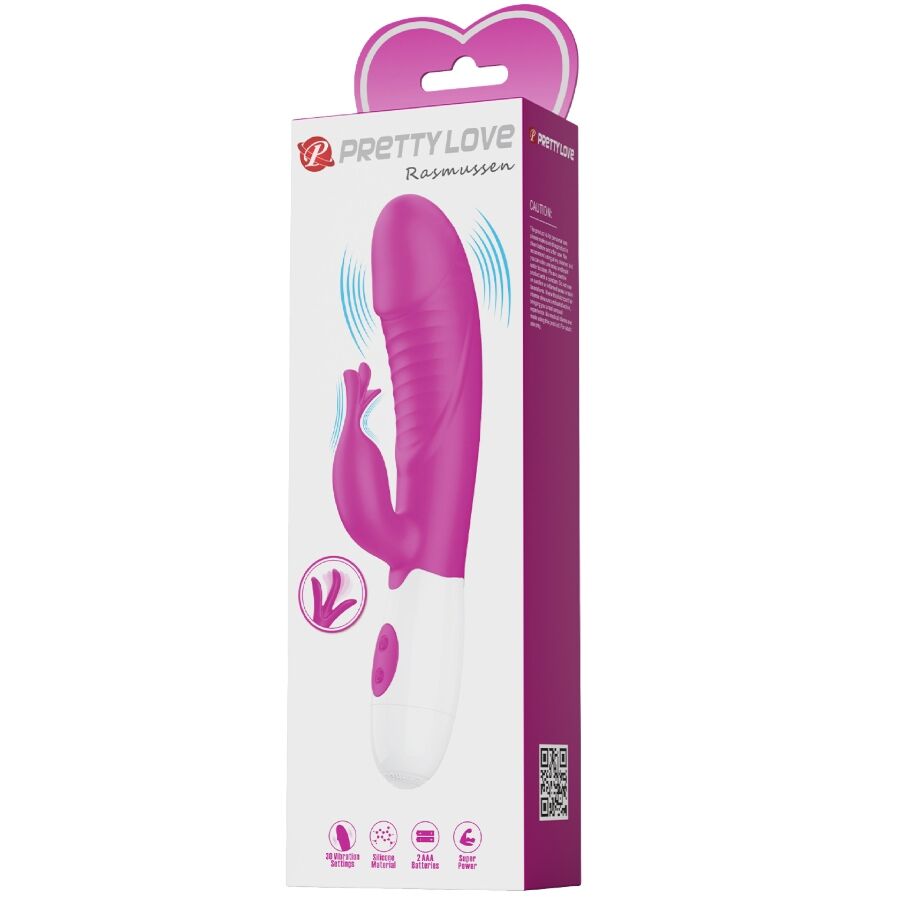 PRETTY LOVE - RASMUSSEN VIBRADOR PUNTO G MORADO