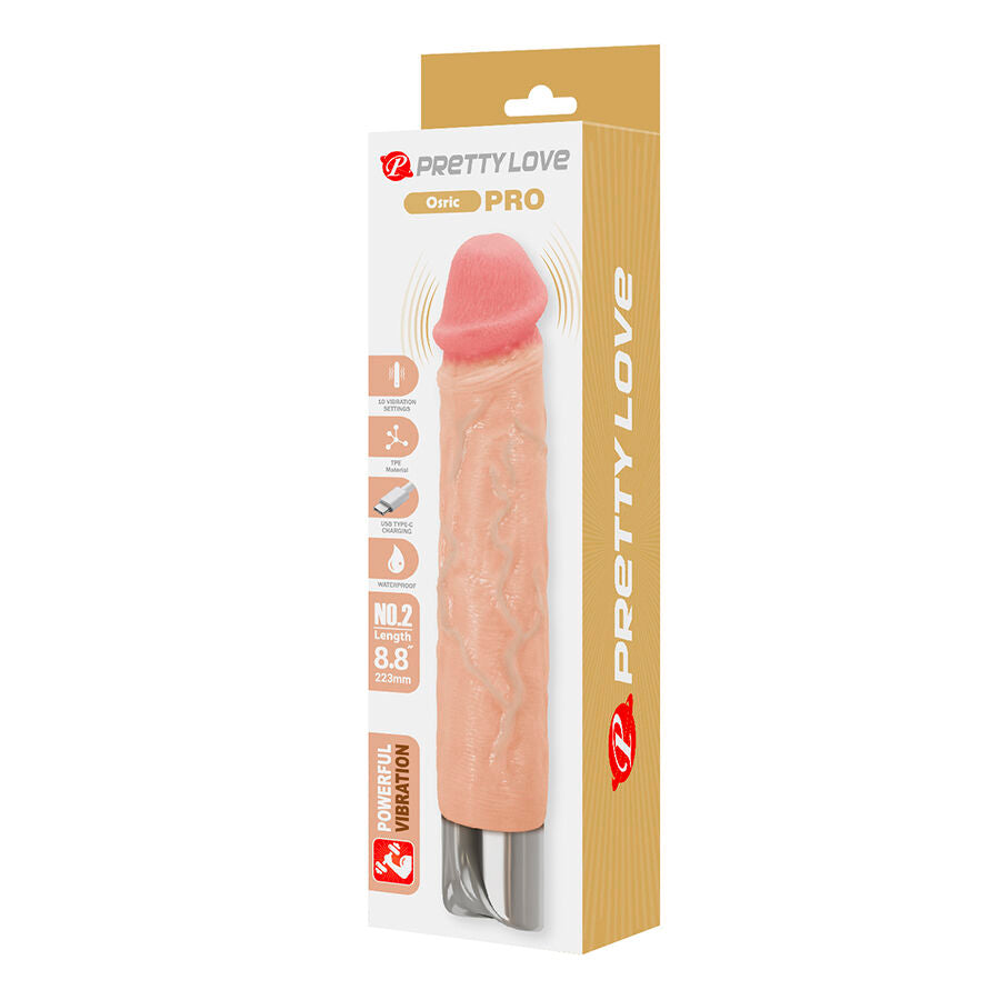 PRETTY LOVE - OSRIC PRO VIBRADOR REALÍSTICO FLEXIBLE