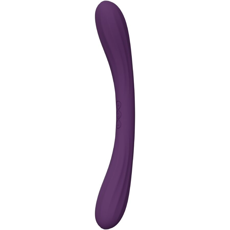 LELO - BOOMERANG VIBRADOR DE DOBLE EXTREMO MORADO