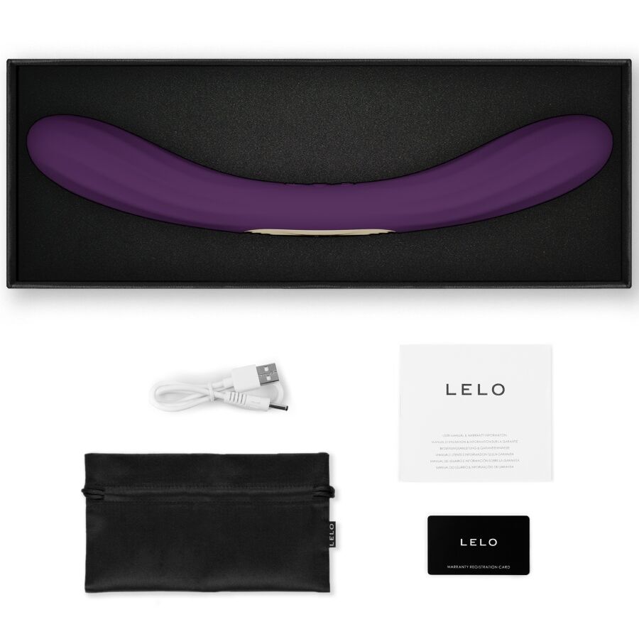 LELO - BOOMERANG VIBRADOR DE DOBLE EXTREMO MORADO