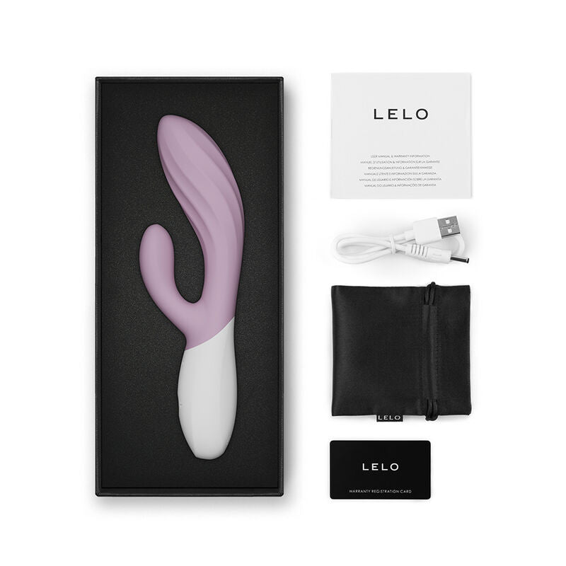 LELO - INA TWIST VIBRADOR RABBIT PUNTO G Y CLÍTORIS ROSA