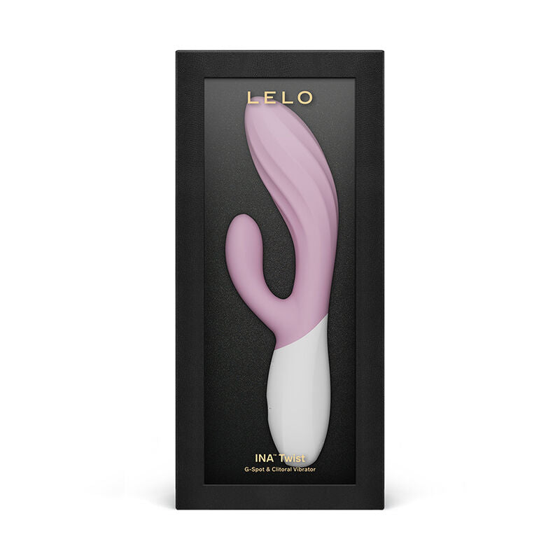 LELO - INA TWIST VIBRADOR RABBIT PUNTO G Y CLÍTORIS ROSA