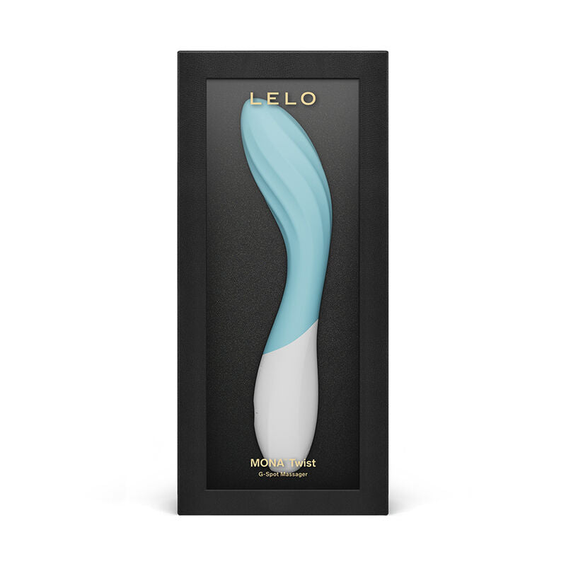 LELO - MONA TWIST VIBRADOR PARA PUNTO G RECARGABLE APP CONTROL LAVANDA TURQUESA