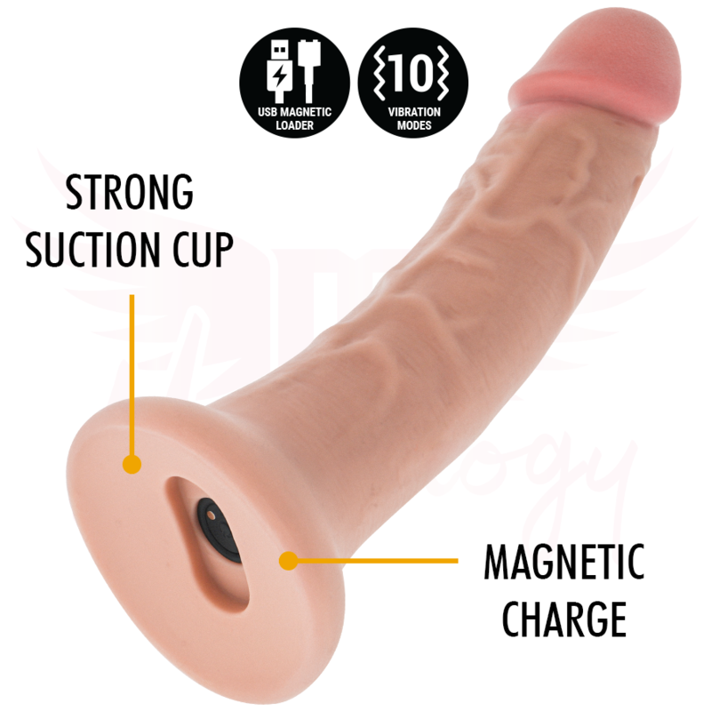 MYTHOLOGY - ASHER ORIGINAL DILDO M - VIBRADOR COMPATIBLE CON WATCHME WIRELESS TECHNOLOGY