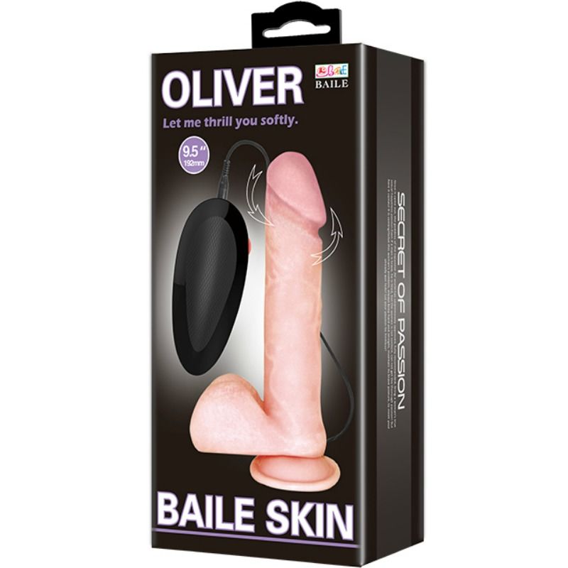 BAILE - VIBRADOR REALÍSTICO OLIVER CON FUNCION ROTACIÓN